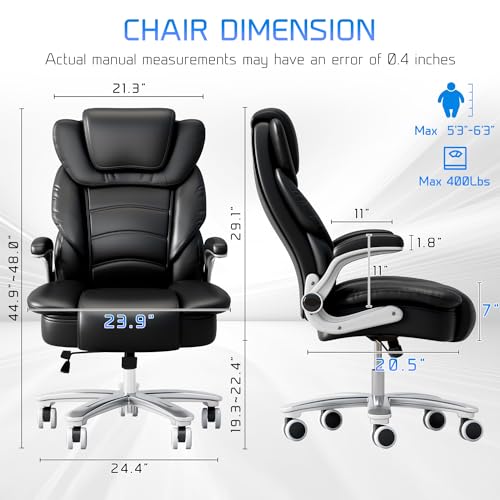 Brown Leather High Back Executive Office Chair C63624
