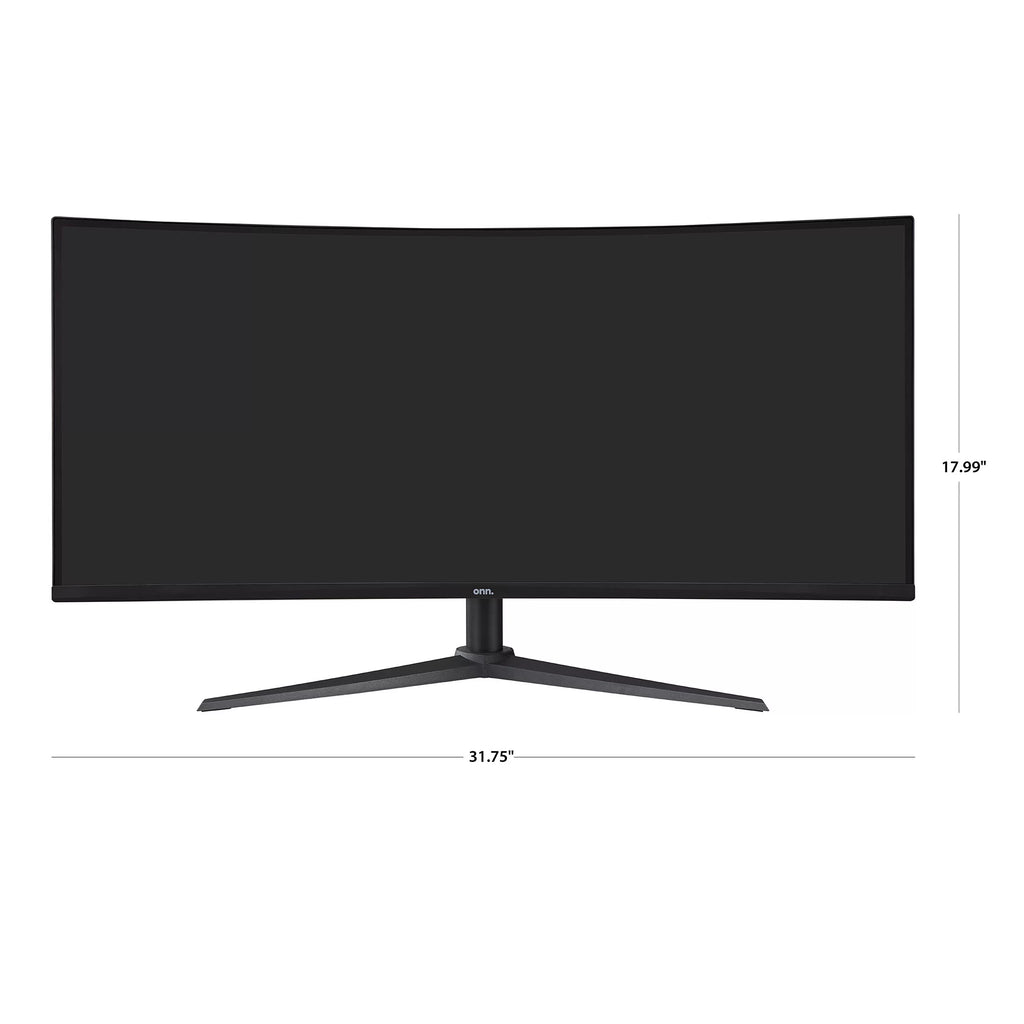 34" Curved Ultrawide WQHD 100Hz Bezel-Less Monitor, Black A1783