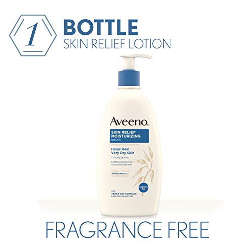 Fragrance-Free Moisturizing Lotion with Shea Butter, 18 fl. oz M690541
