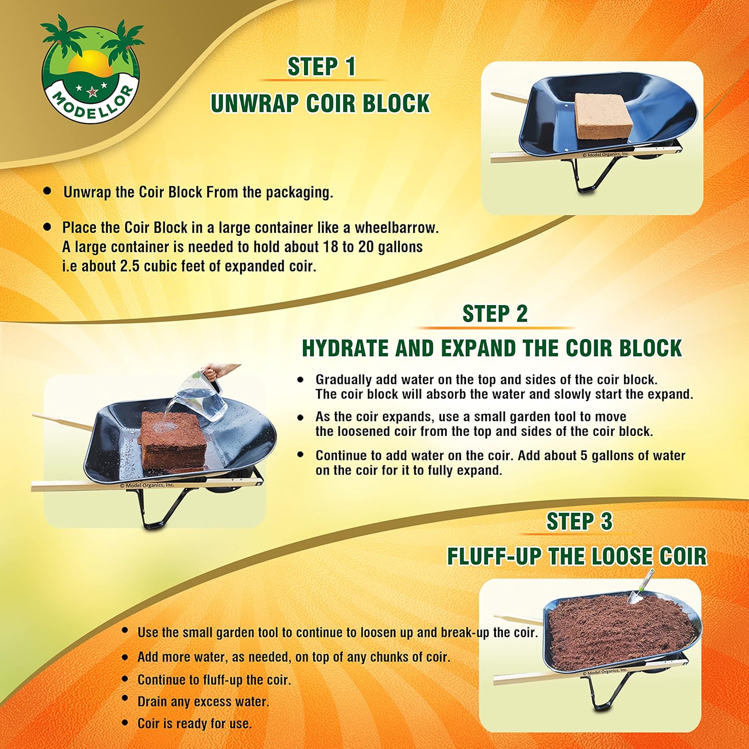Coco Coir Brick 10 lb. Q50070