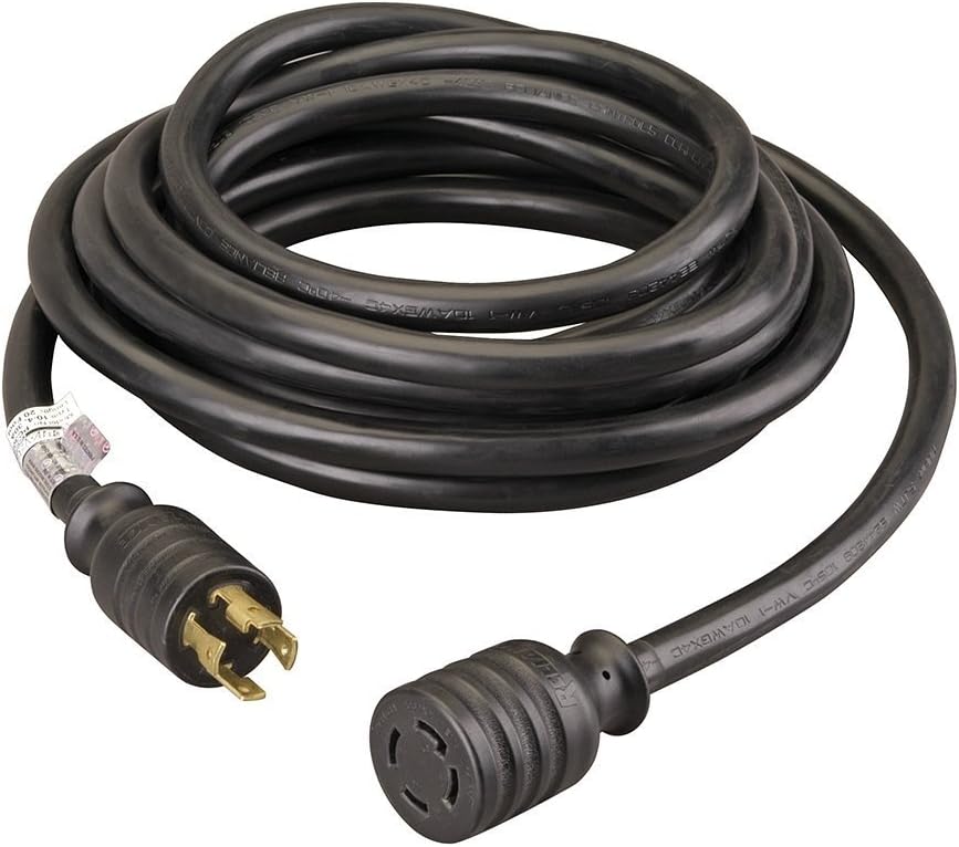 30-Amp 40-Foot Generator Power Cord Black G19000