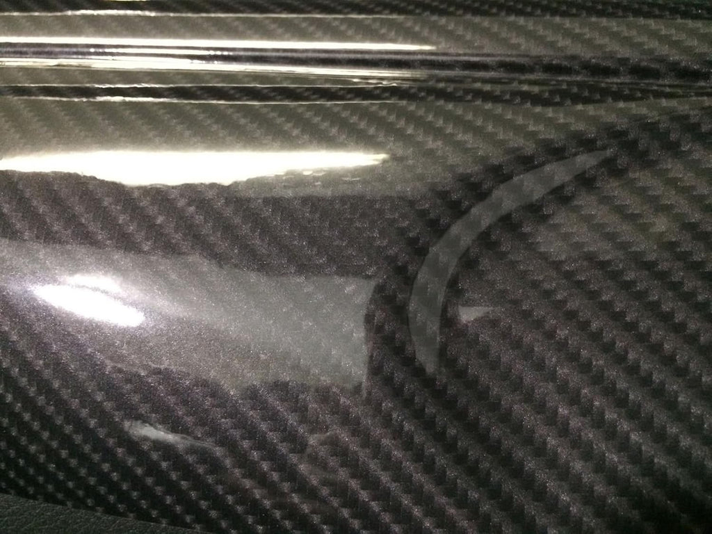 High Gloss Black Carbon Fiber Cast Vinyl Wrap (5ft x 5ft) W16959