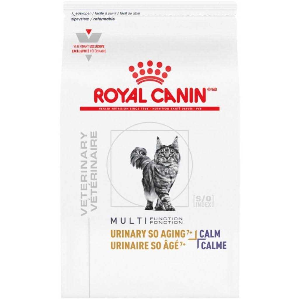 Veterinary Diet Feline Urinary SO Aging 7+ + Calm Dry Cat Food 6.6 lb U465