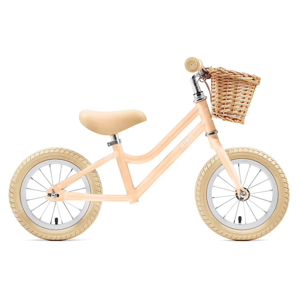 12 Inch Kids Balance Bike with Basket, Peach M545409