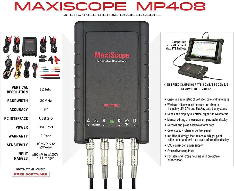 4-Channel Automotive Oscilloscope Q720990