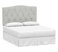 California King Curved Upholstered Headboard Y134