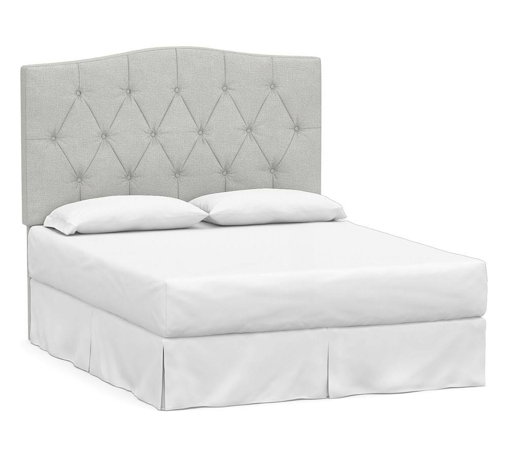 California King Curved Upholstered Headboard Y134