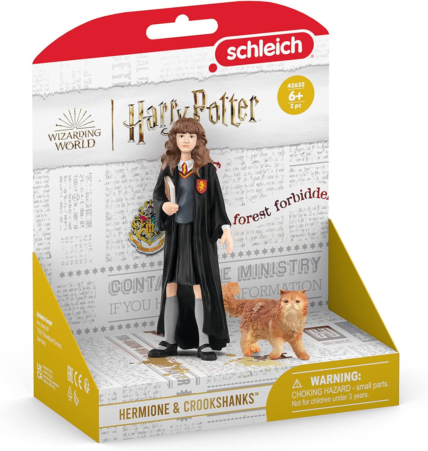 2-Piece Set with Hermione Granger & Crookshanks Collectible Figurines H609929