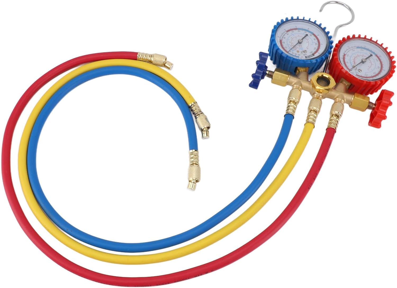 Double Head Anti Shock Vacuum Pressure AC Gauge Set K4842