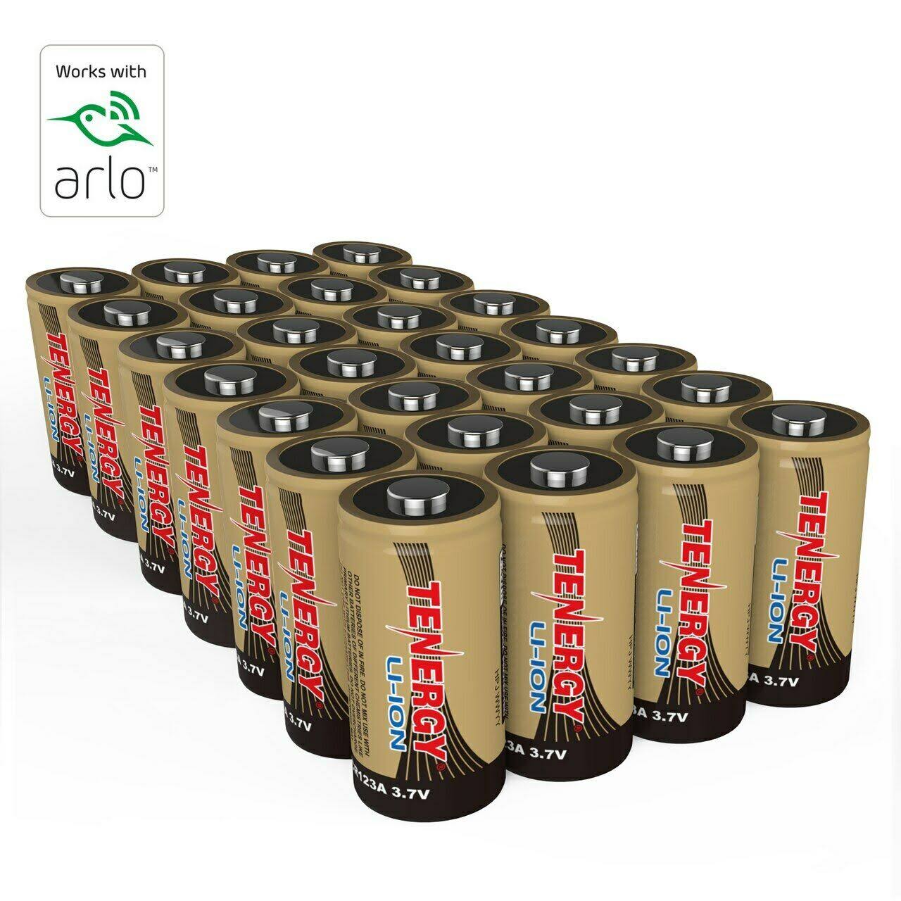 24-Pack Rechargeable Li-ion 3.7V 650mAh Batteries F95426