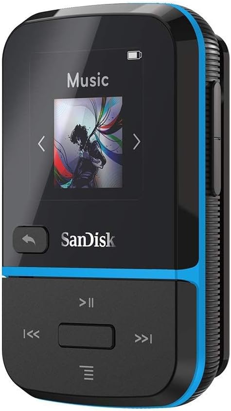16GB Blue MP3 Player with FM Radio E2102
