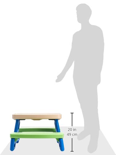 Blue Green Kid Picnic Play Table Q5141