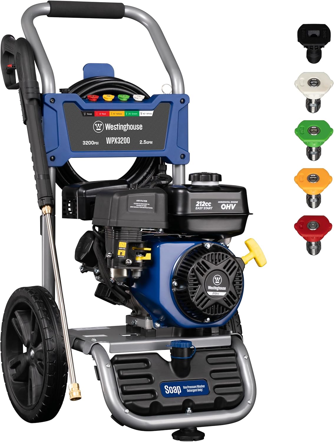 Electric Pressure Washer Bundle with Gas Pressure Washer M86338