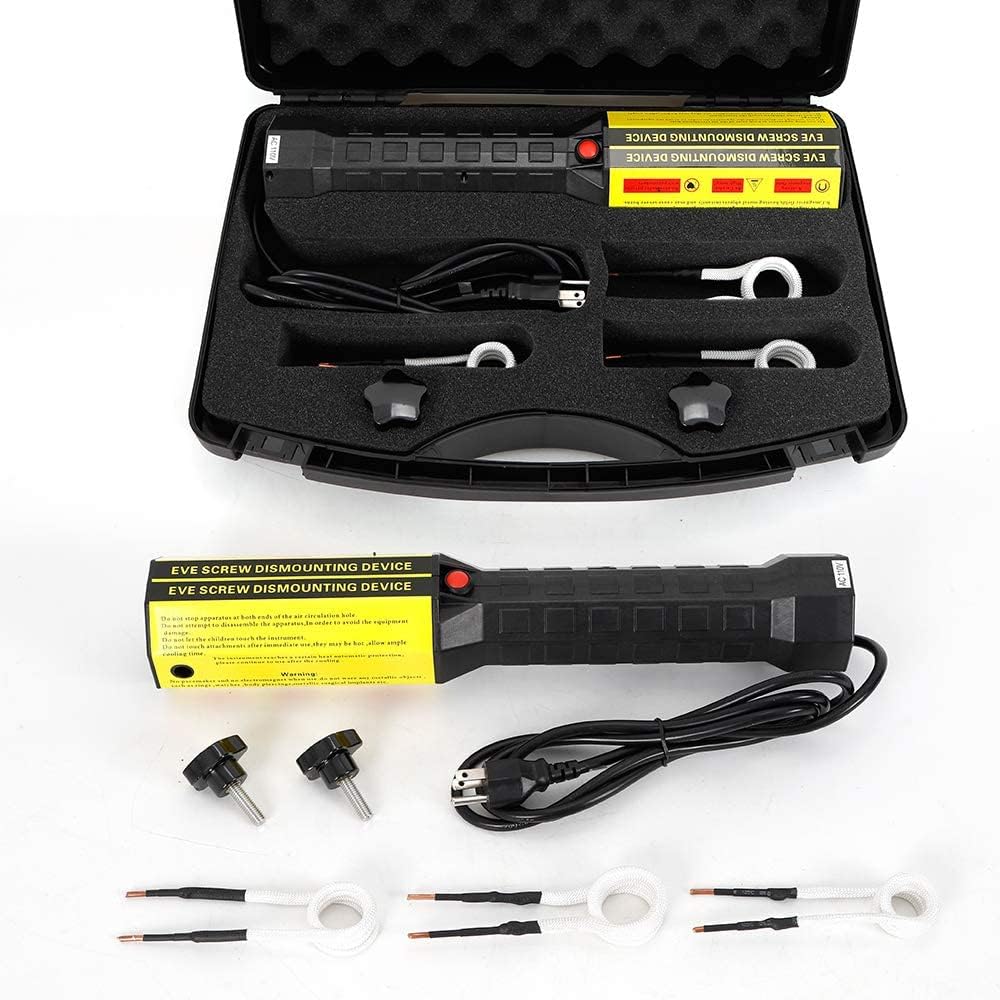 Mini Ductor Magnetic Induction Heater Kit 110V 3 Coils Bolt Heat Remover Screw Tool Kit T8999