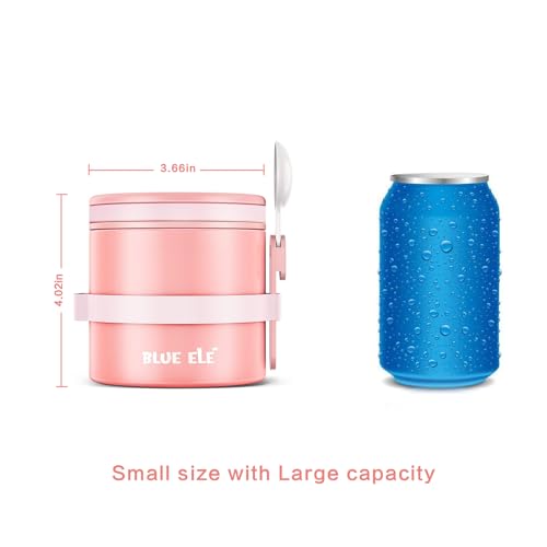 13.5oz Vacuum Insulated Thermos Hot Lunch Containers with Ceramic-Coated Stainless Steel Y948675