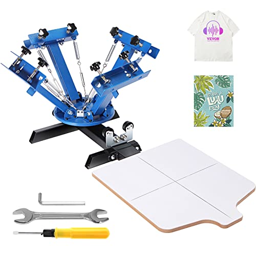 1 Color 1 Station Screen Printing Press, 21.2x17.7in D373