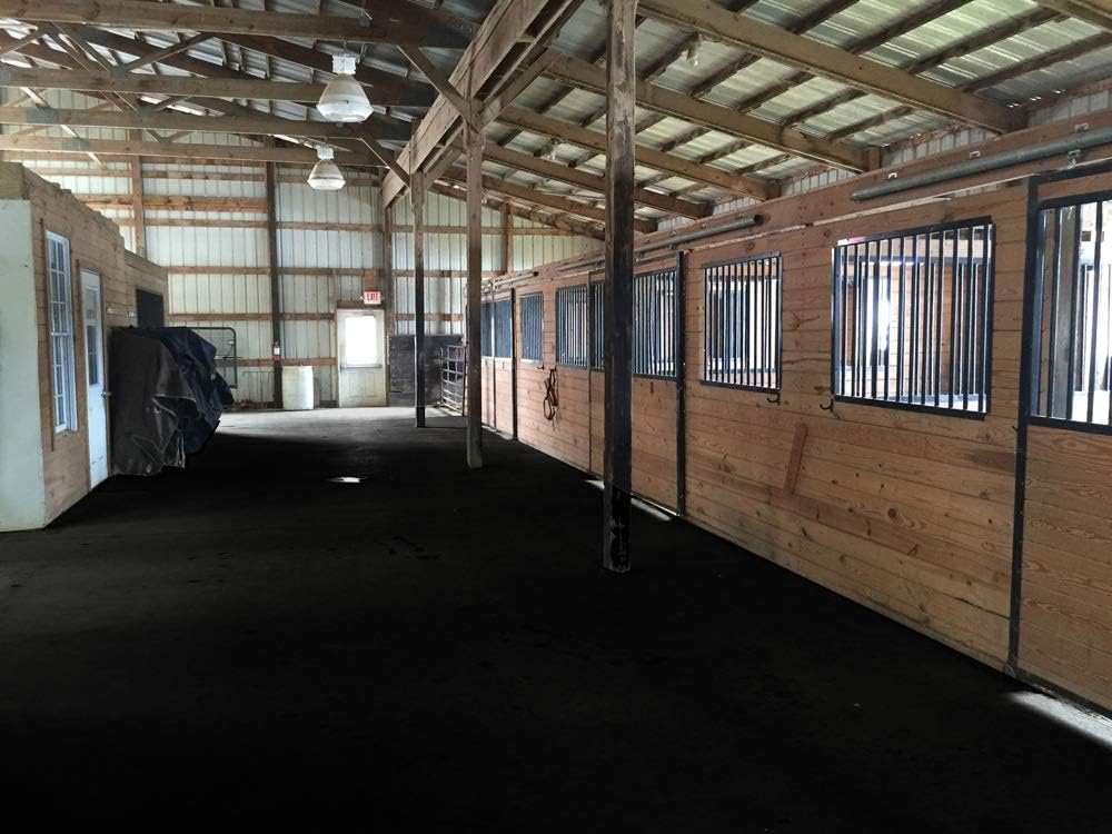 Heavy Duty Rubber Stall Mat 1/2 Thick 3' x 4' Solid Black O629