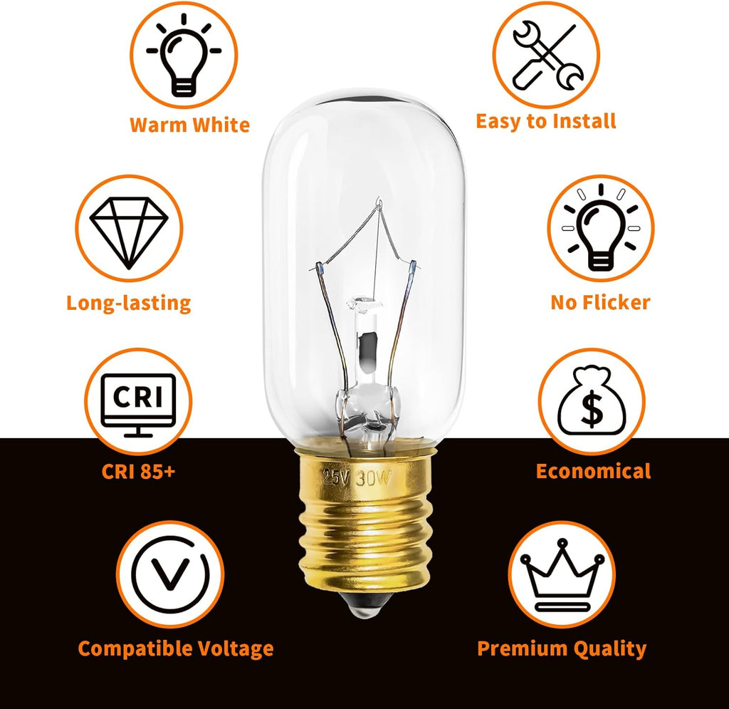 Light Bulb 125V 30W E17 Base G367