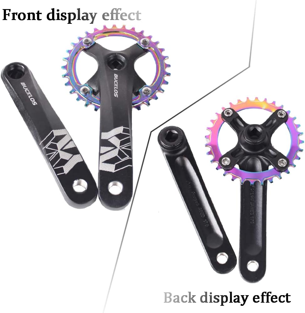 Multicolor 30T 170mm Square Taper Crankset F937