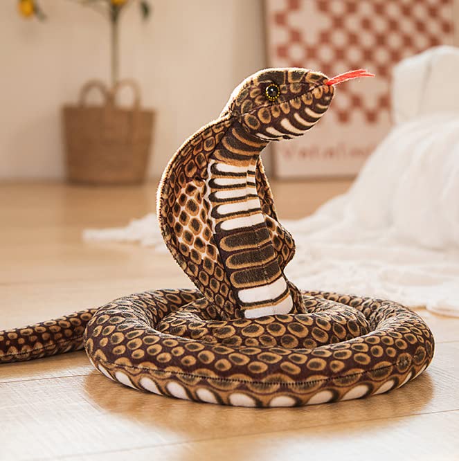 Large King Cobra Plush Stuffed Animal Toy D118866