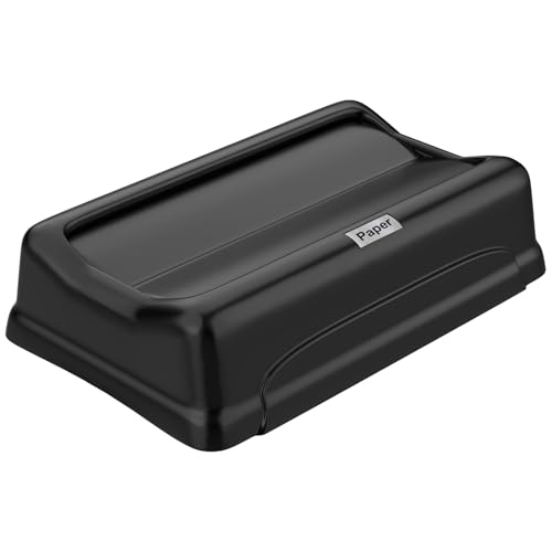 Pack of 2 Heavy Duty Plastic Trash Can Swing Lid K4954