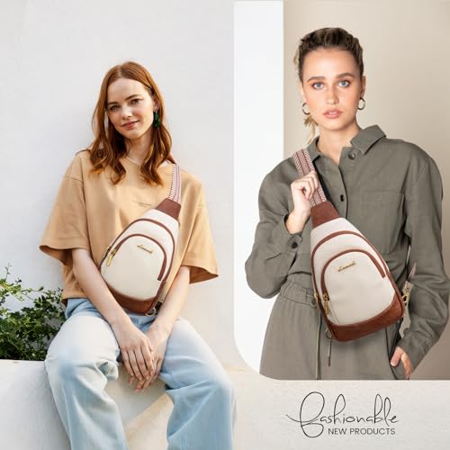 Leather Crossbody Sling Bag with Detachable Strap M170