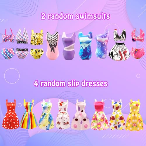 82PCS Doll Clothes and Accessories with Closet for 11.5 Inch Doll T135