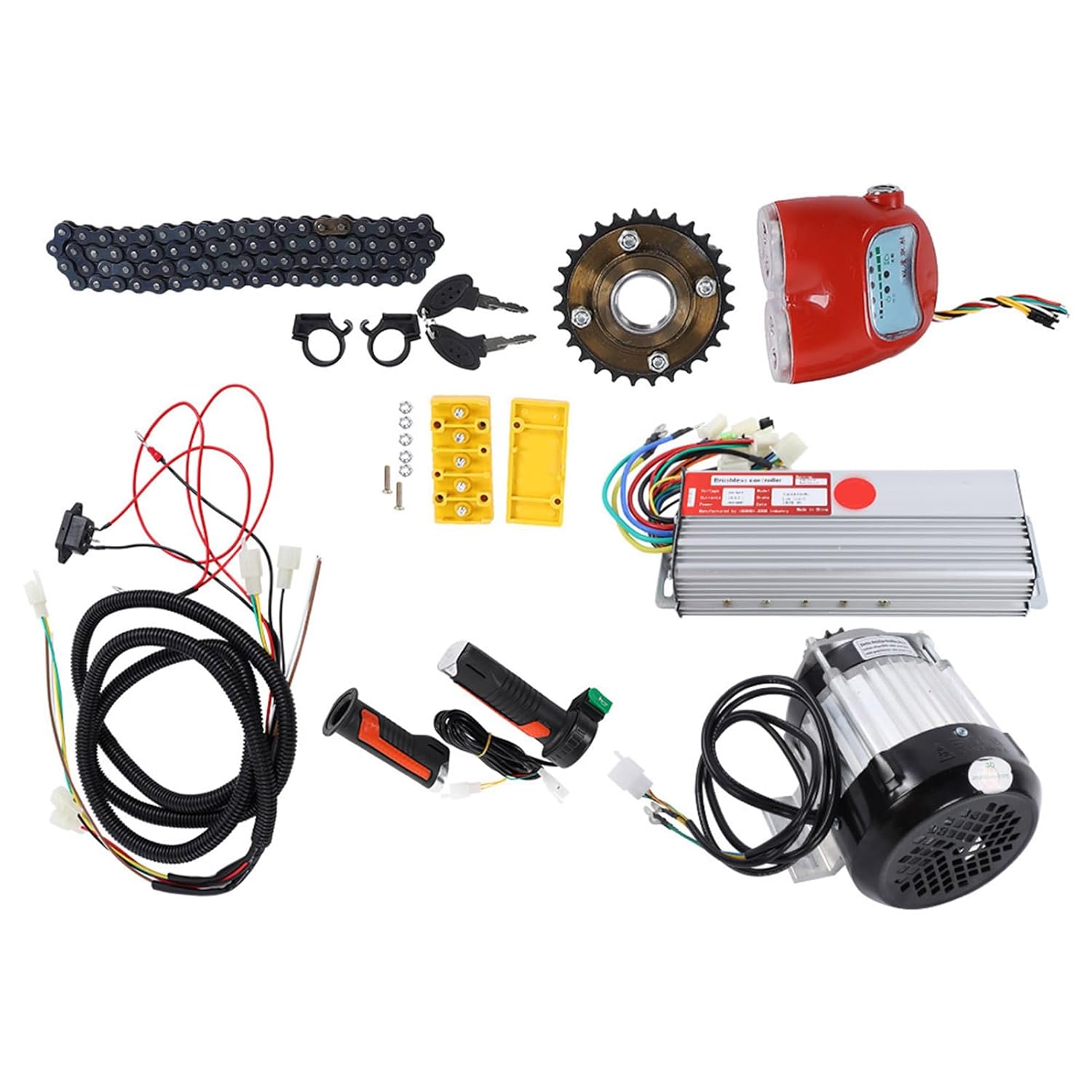 48V 800W DC Brushless Motor Kit Electric Bike Tricycle Scooter Conversion Kit L770