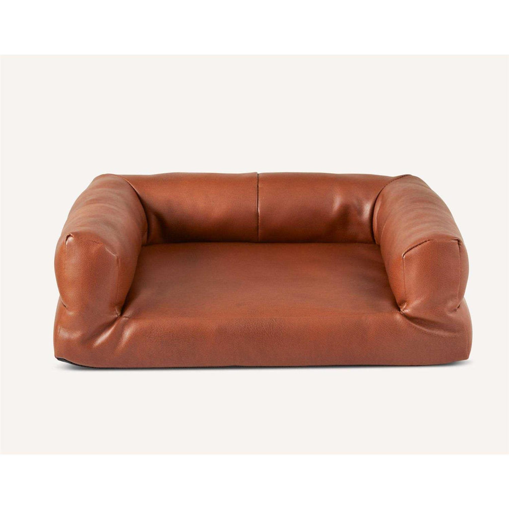 Faux Leather Brown Couch I447298