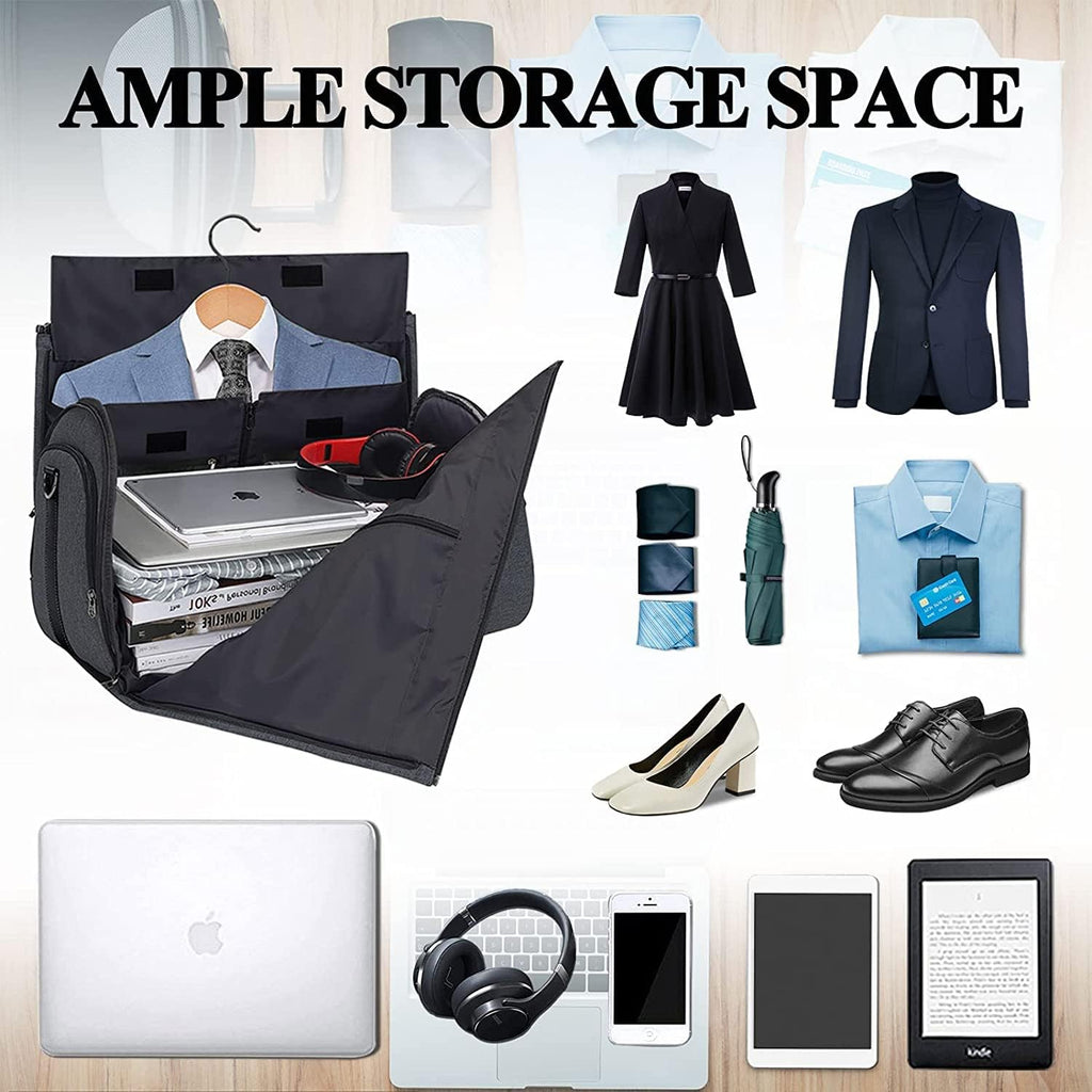 Convertible Garment Duffel Bag with Shoe Compartment C6583