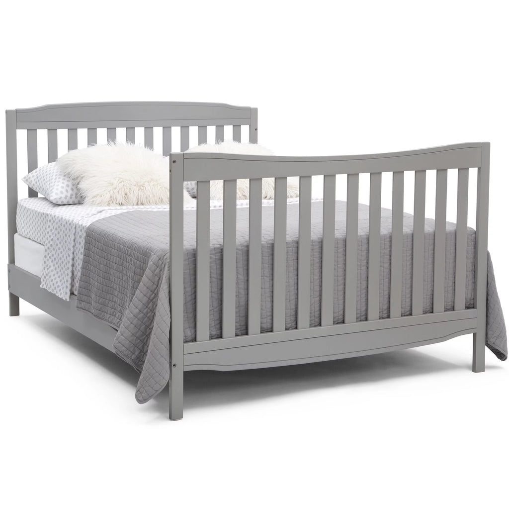 Gray Convertible Crib and Changer A3778