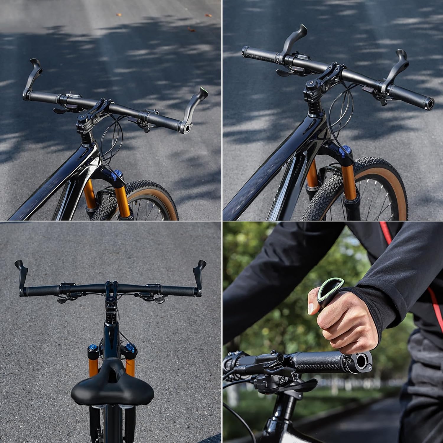 Ergonomic Nonslip Handlebar Grips X1487