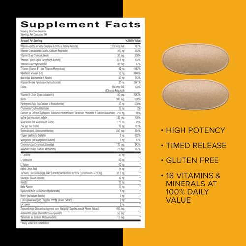 Mega Men Sport Multivitamin Caplets, Timed Release, 180 ct I3249