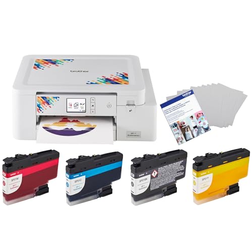 Sublimation Printer with 4-Color Sublimation Ink Cartridges and 100 Sheets Sublimation Paper E140955