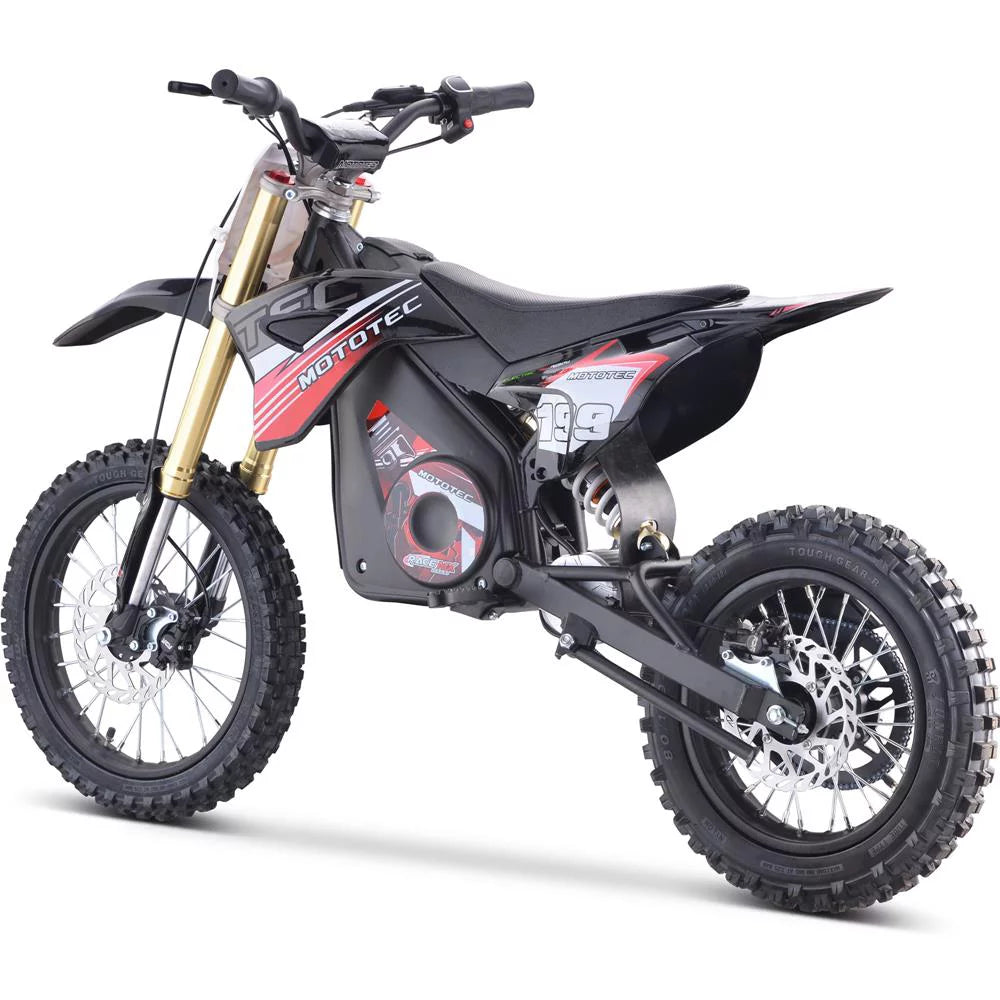 48v Electric Dirt Bike 1500w Lithium Red X591
