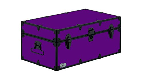 32 x 18 x 13.5 Inches Footlocker Trunk with Black Trim T28260