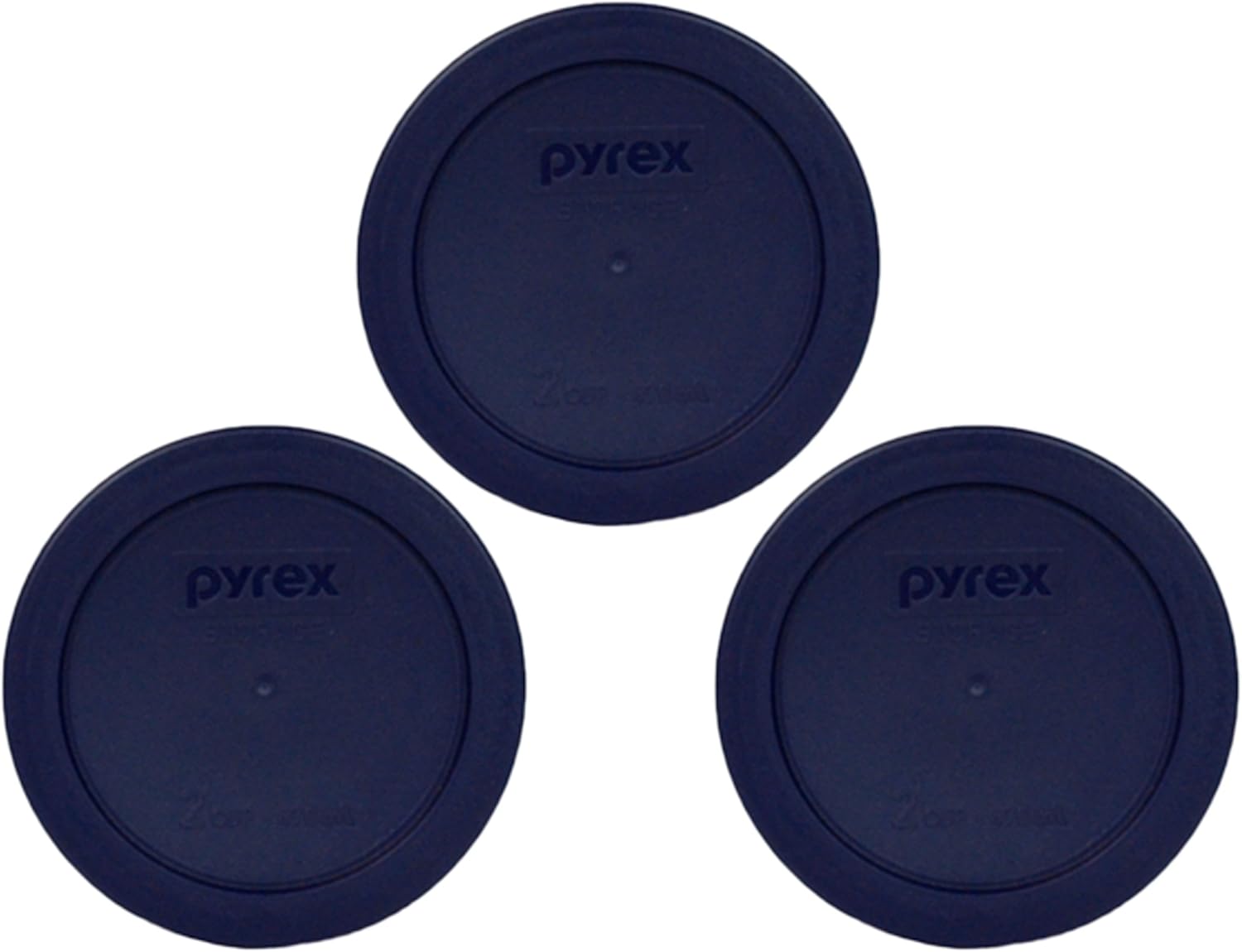 Blue 2 Cup Round Storage Cover 3-Pack E281