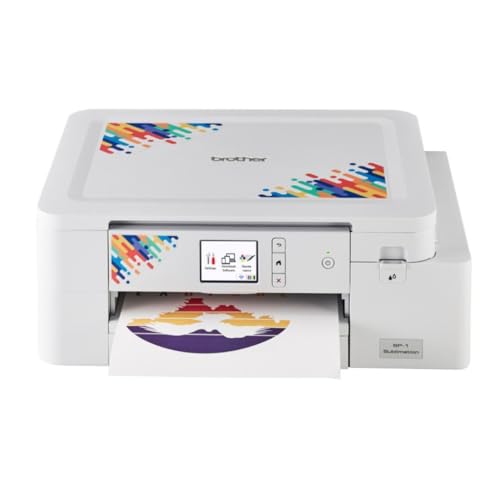 Sublimation Printer with 4-Color Sublimation Ink Cartridges and 100 Sheets Sublimation Paper E140955