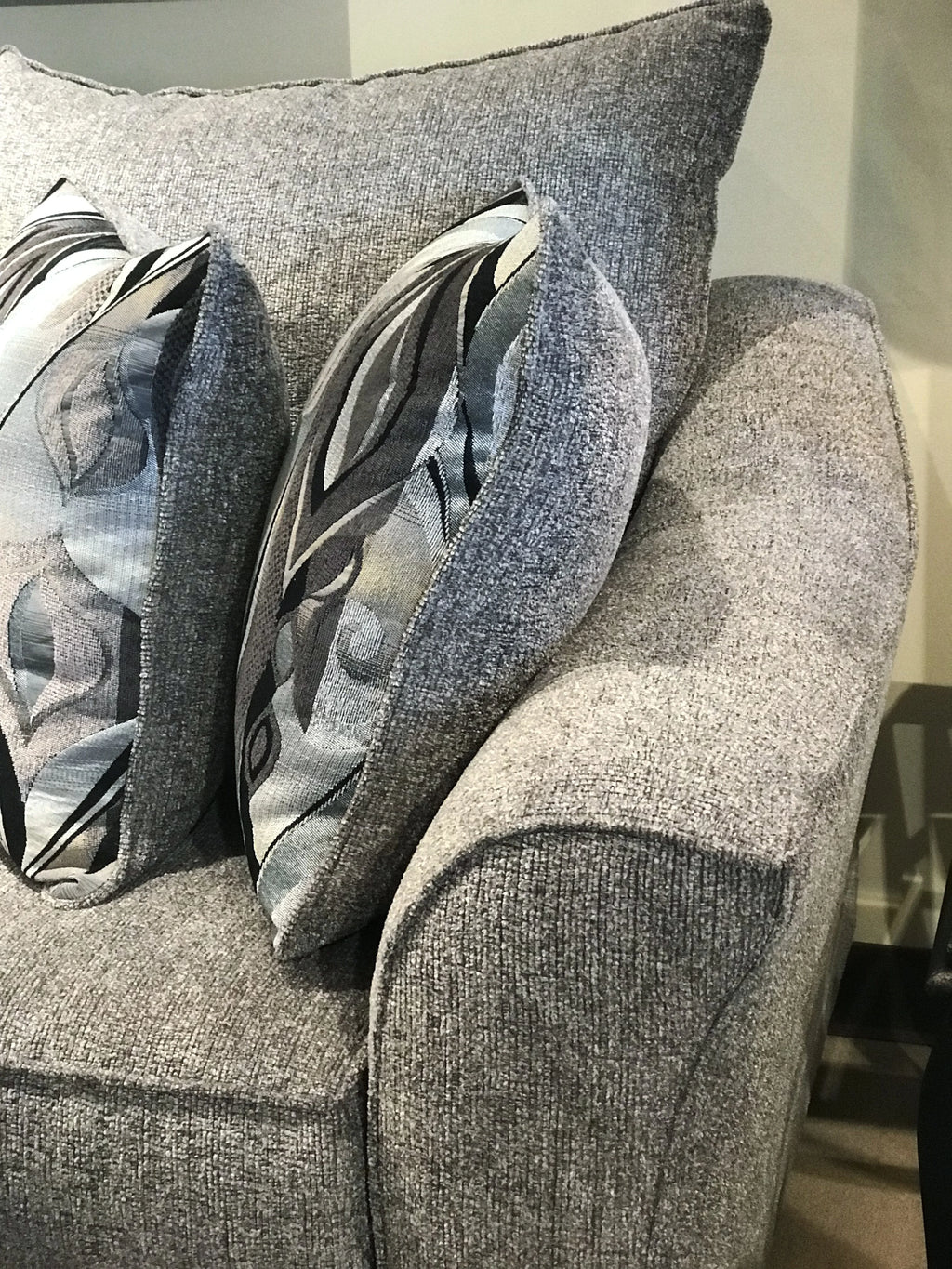 Fabric Pillowback Sofa and Loveseat Set F495285