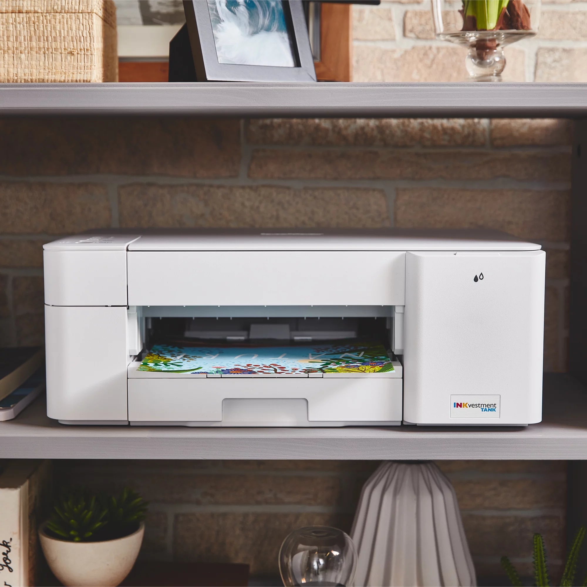 Restored Wireless All-In-One Color-Inkjet Printer E27993