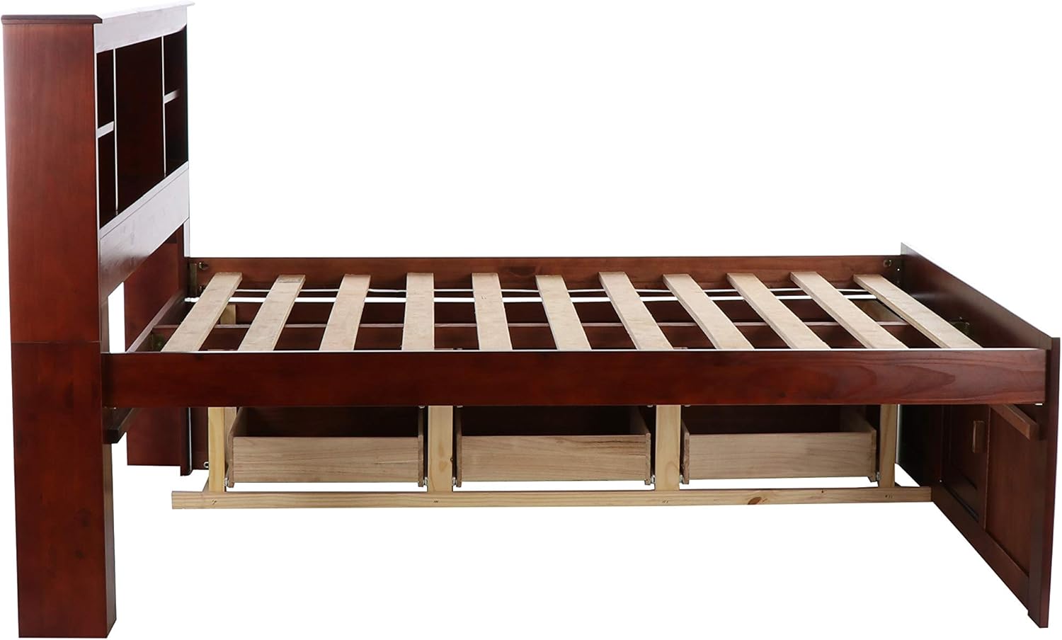 Full Bookcase Bed with 6 Drawers V922