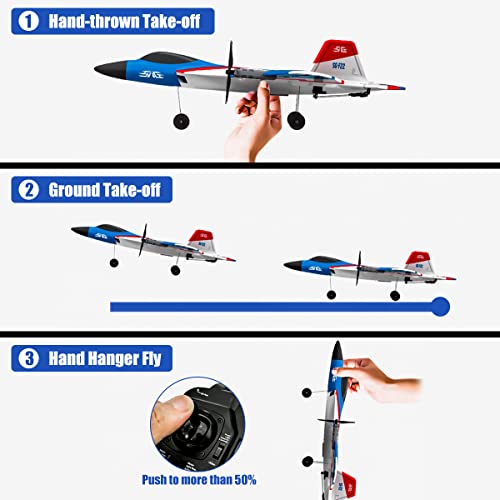 4 Channel Remote Control Airplane with Two Batteries A5916