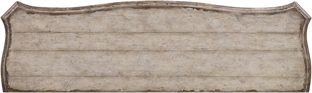 Distressed Vintage White 6 Drawer Dresser Z62054