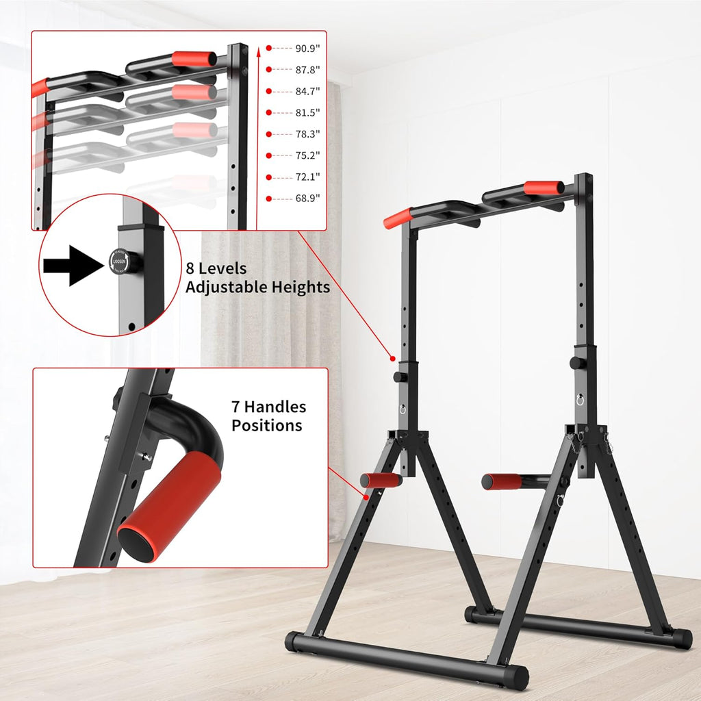 Foldable Power Tower Dip Bar P302
