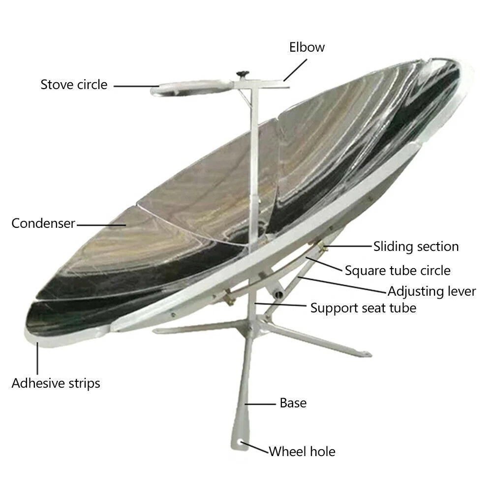 1800W Solar Cooker Stoves 1.5m Diameter G66166