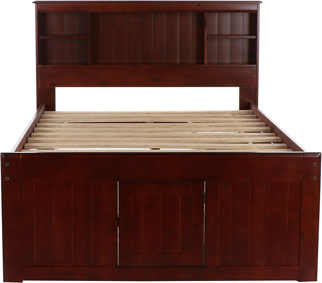 Full Bookcase Bed with 6 Drawers V922