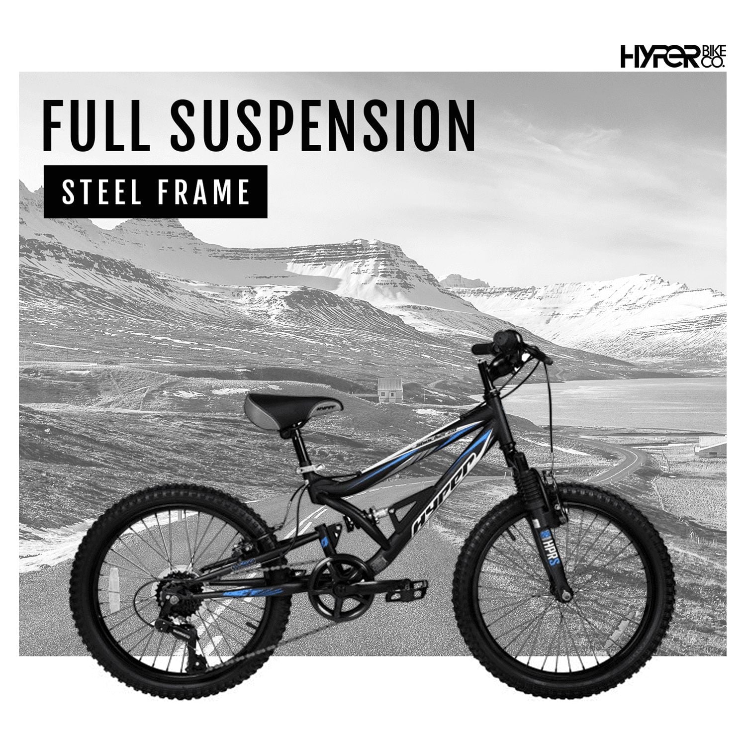 20" Black Mountain Bike S3081