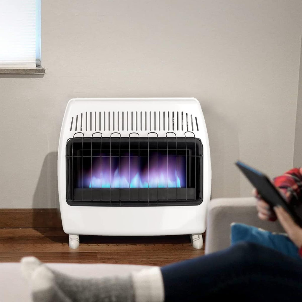 White Propane Natural Gas Wall Heater N720