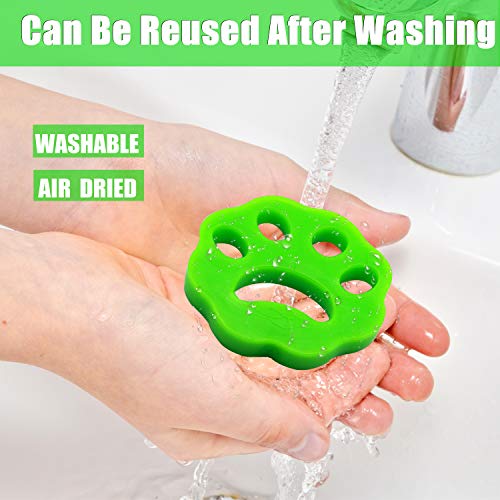 4 Pack Reusable Pet Hair Remover for Laundry Q7856