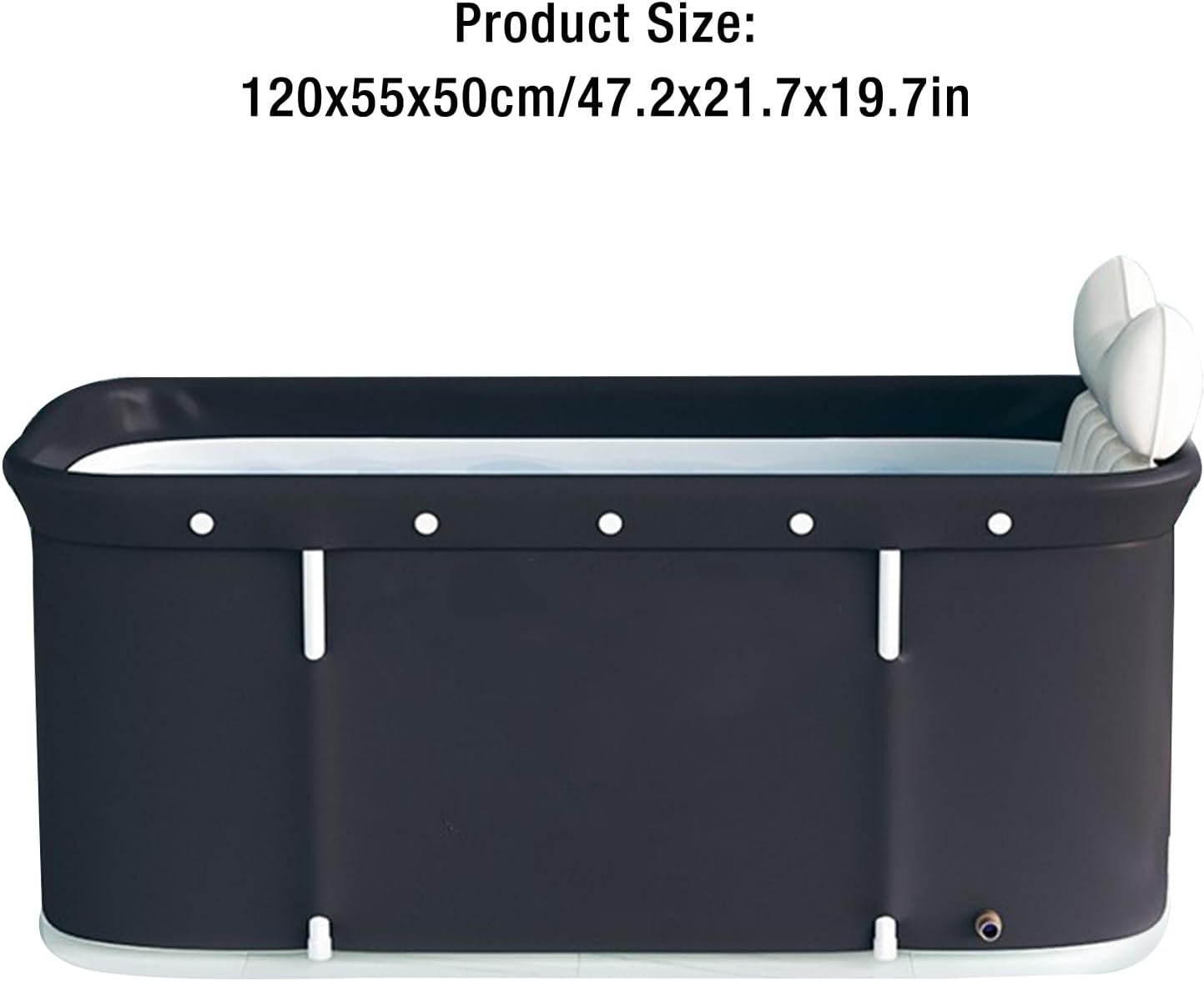 PVC SUS Stainless Steel Foldable Bathtub X289
